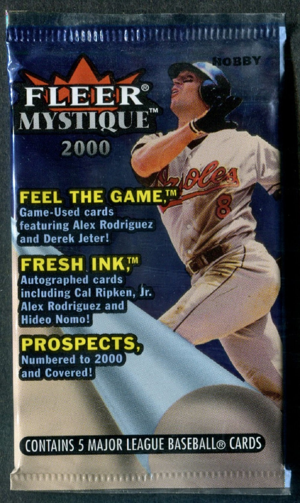 2000 Fleer Mystique Baseball Unopened Pack (Hobby) (5)