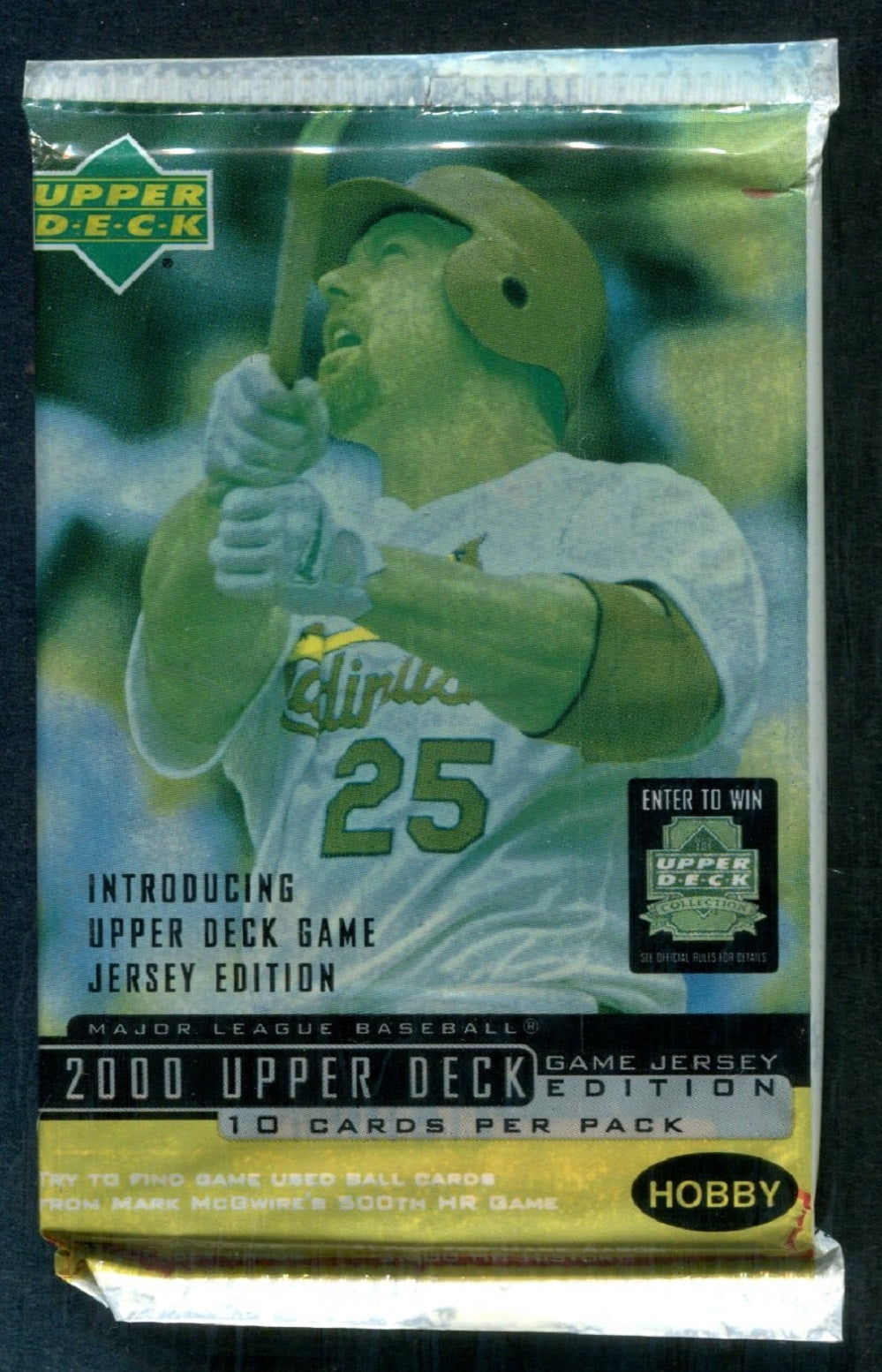 2000 Upper Deck Baseball Unopened Series 2 Jersey Edition Pack (Hobby) (10)