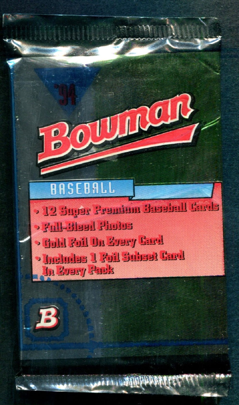 1994 Bowman Baseball Unopened Pack (12)