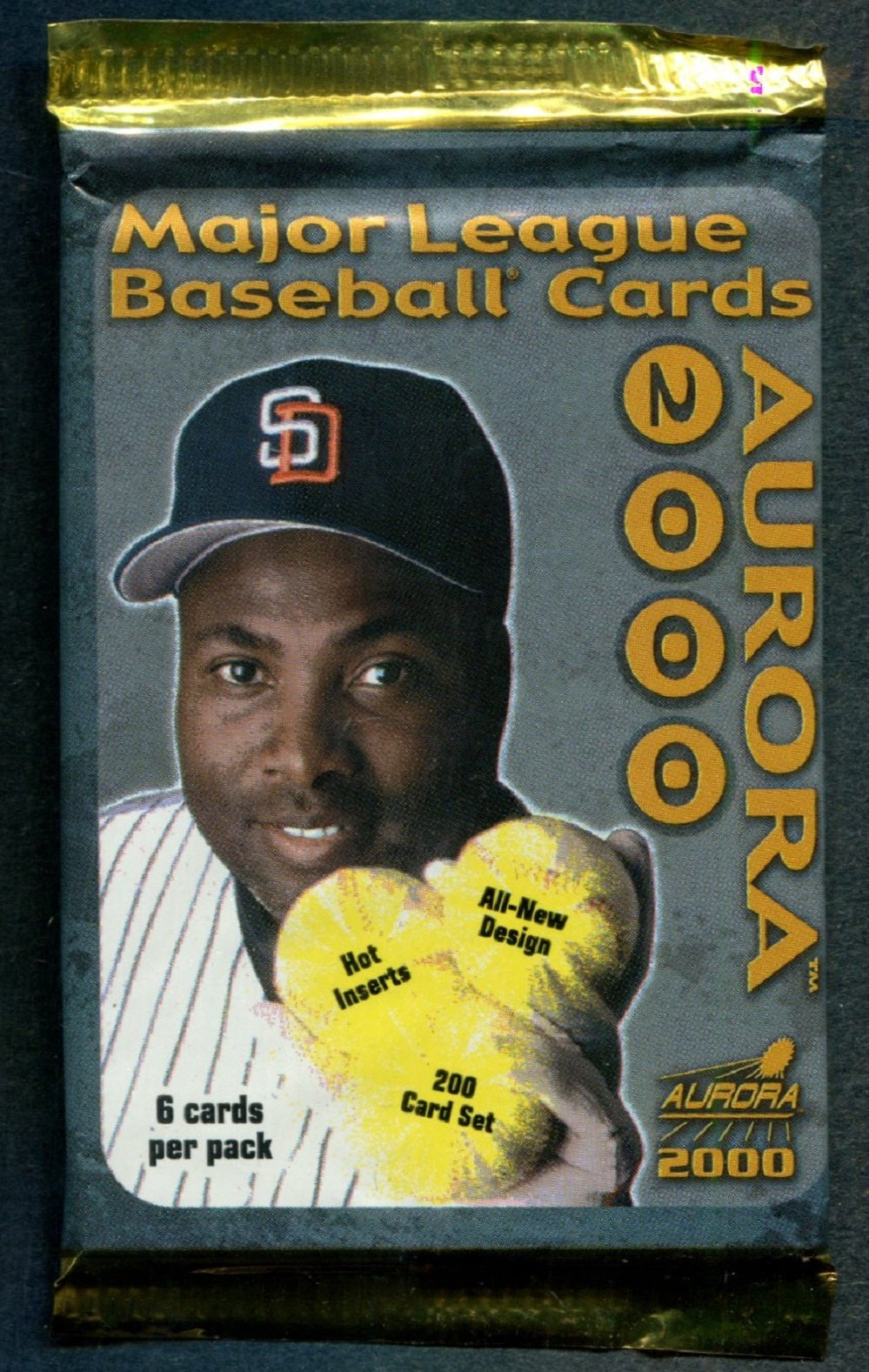 2000 Pacific Aurora Baseball Unopened Pack (6)