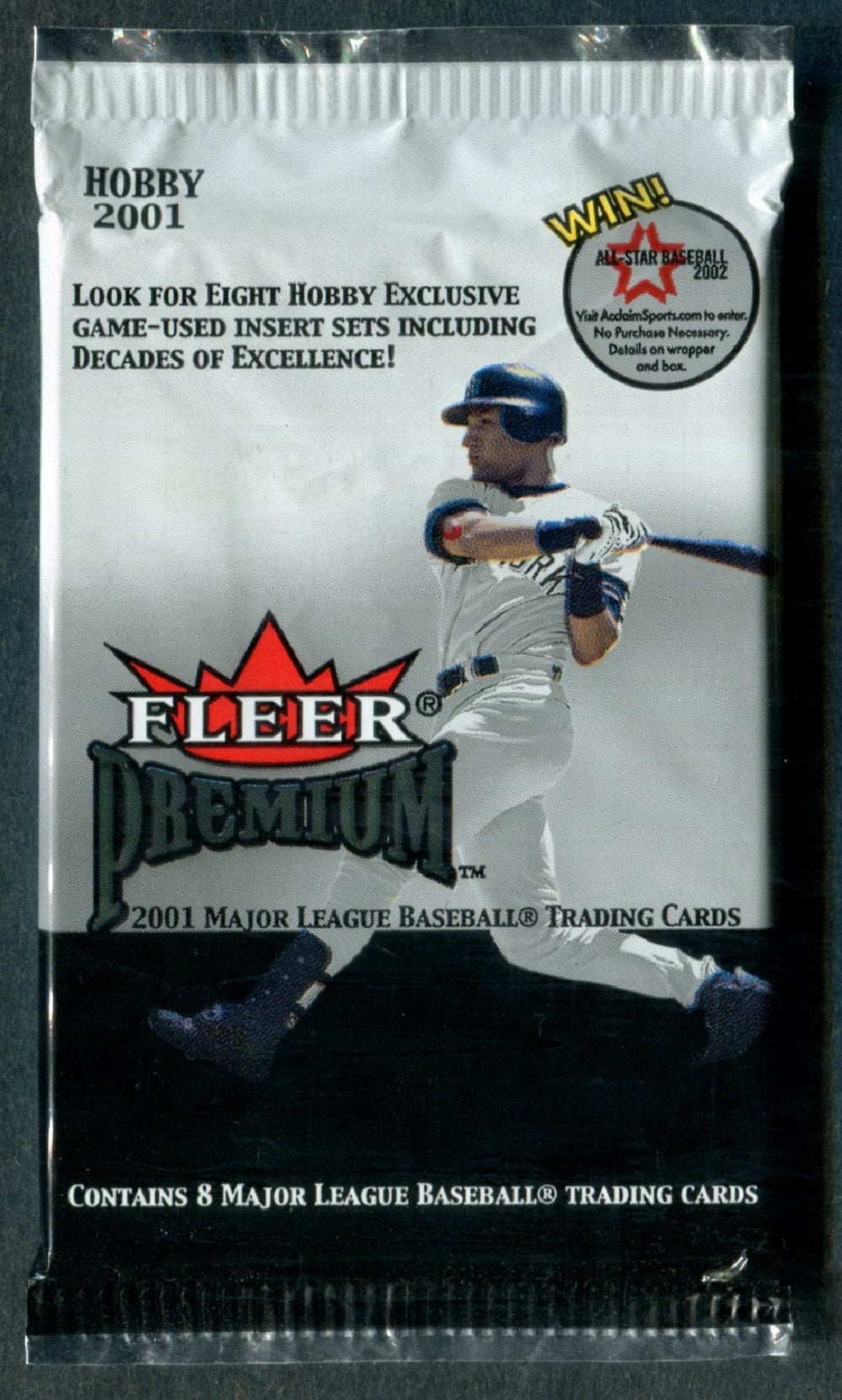 2001 Fleer Premium Baseball Unopened Pack (Hobby) (8)