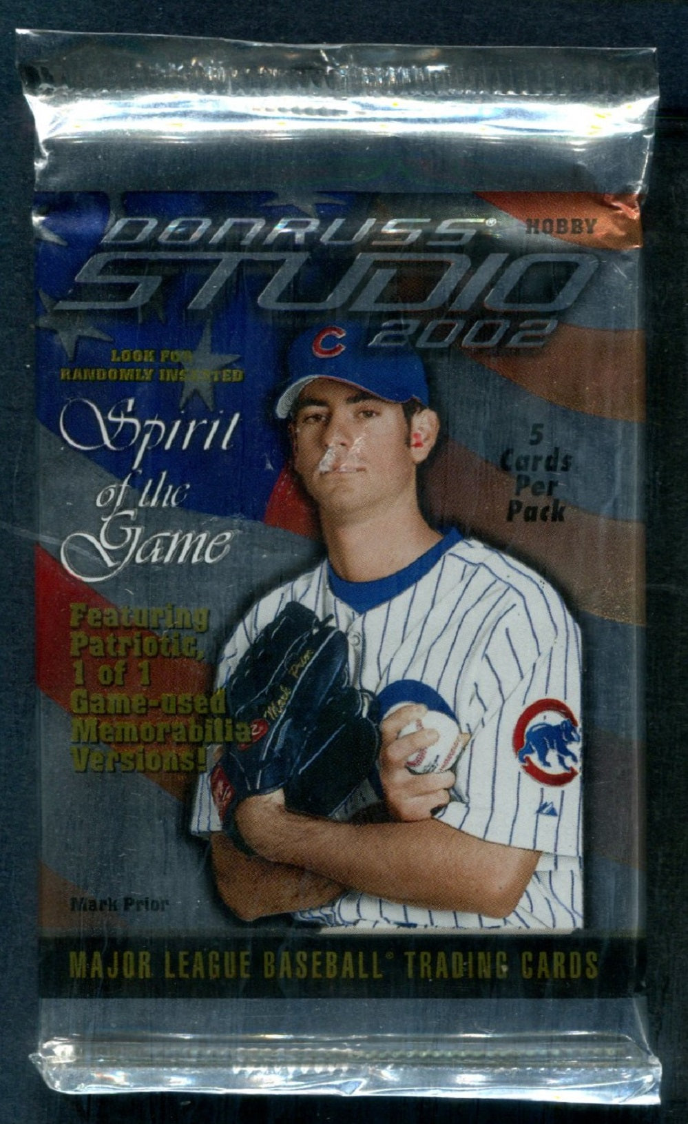 2002 Donruss Studio Baseball Unopened Pack (Hobby) (5)