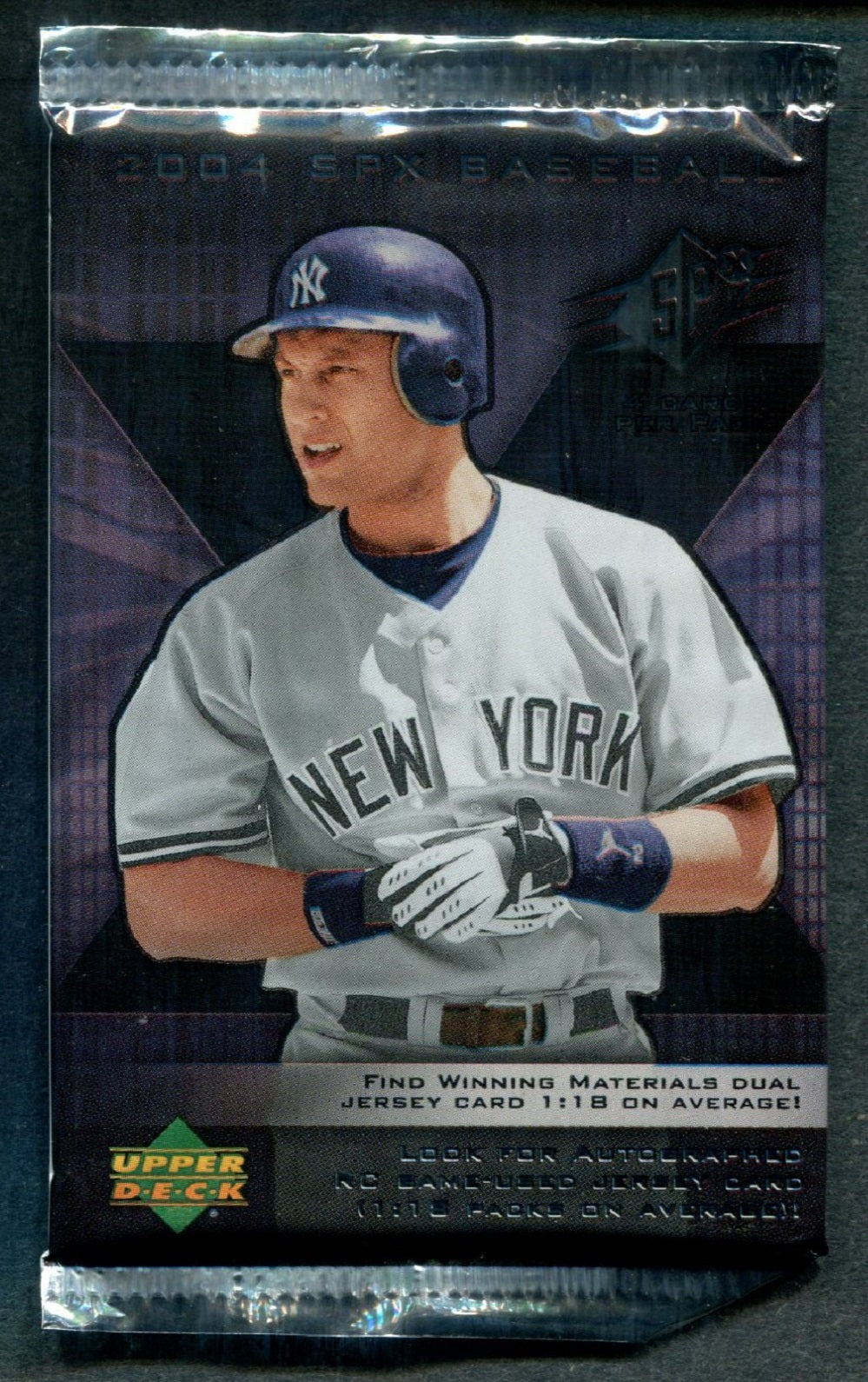 2004 Upper Deck SPx Baseball Unopened Pack (Hobby) (4)