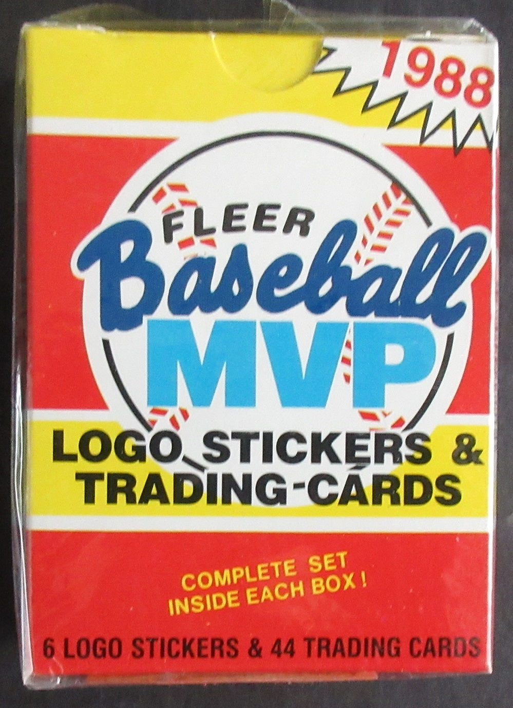 1988 Fleer MVP Baseball Factory Set