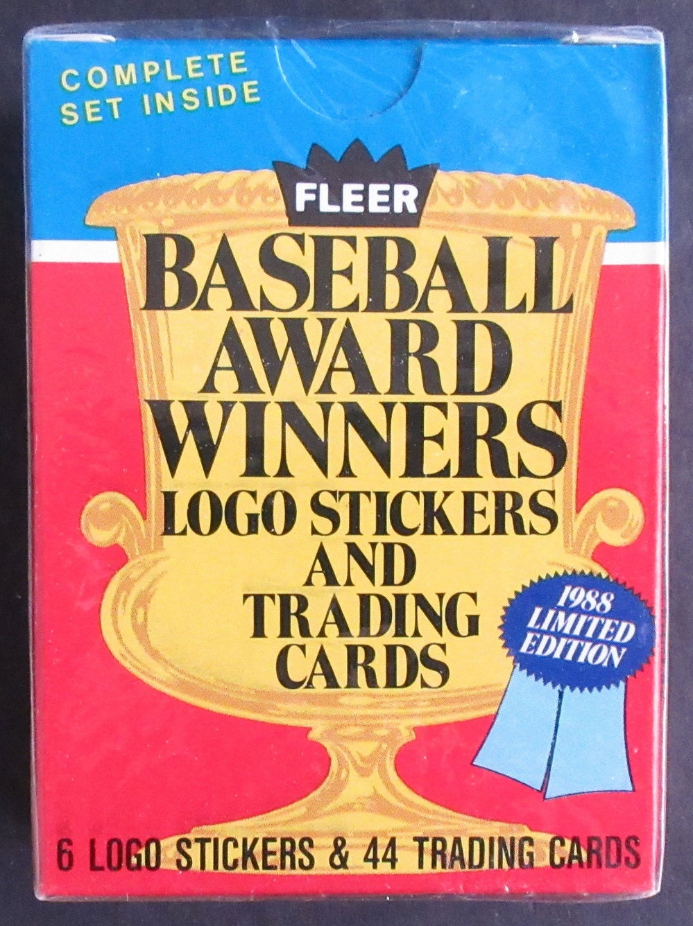 1988 Fleer Award Winners Baseball Factory Set