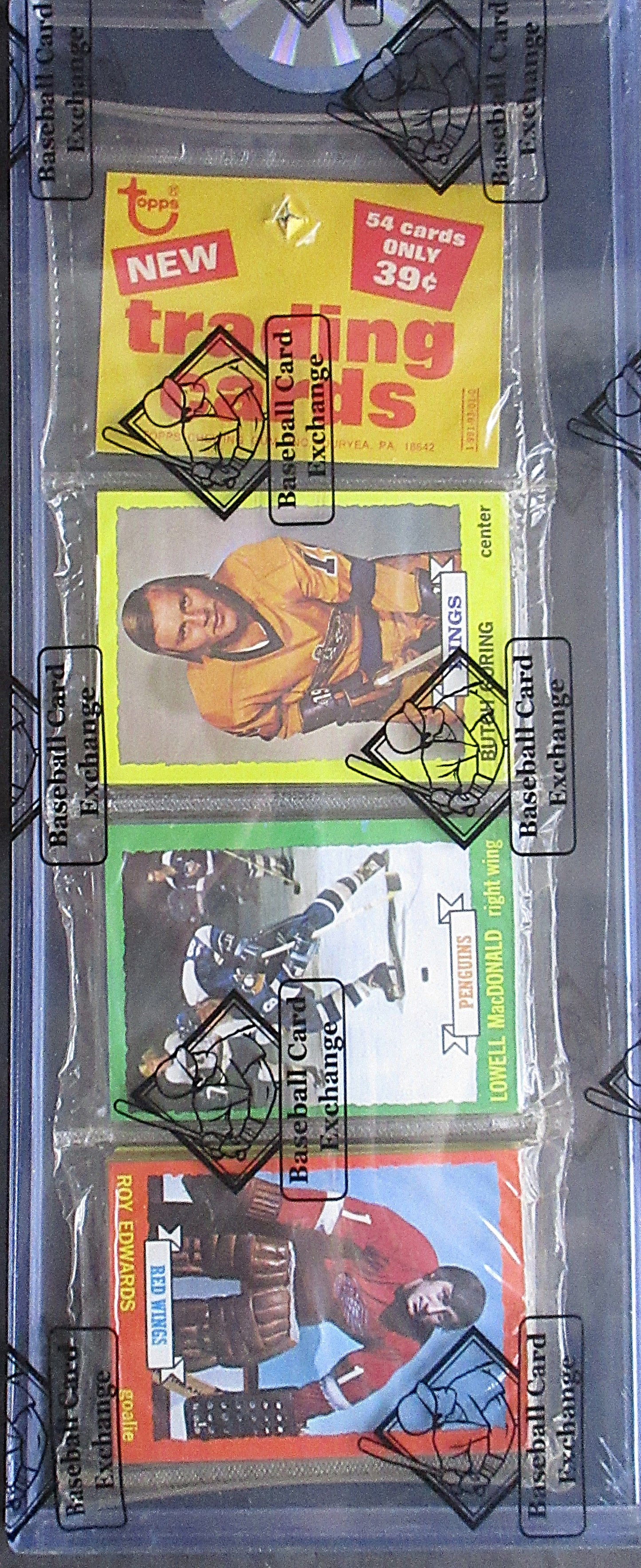 1973/74 Topps Hockey Unopened Rack Pack (BBCE) (27134)