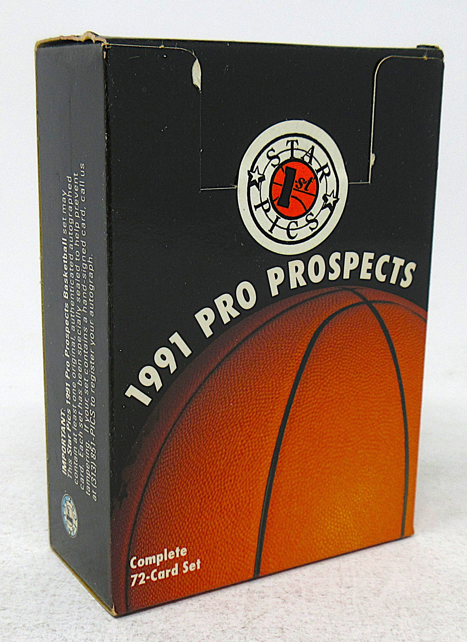 1991 Star Pics Basketball Pro Prospects Factory Set (72)