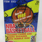 1988 1988/89 Fleer Basketball Unopened Wax Box (BBCE) (A18180)