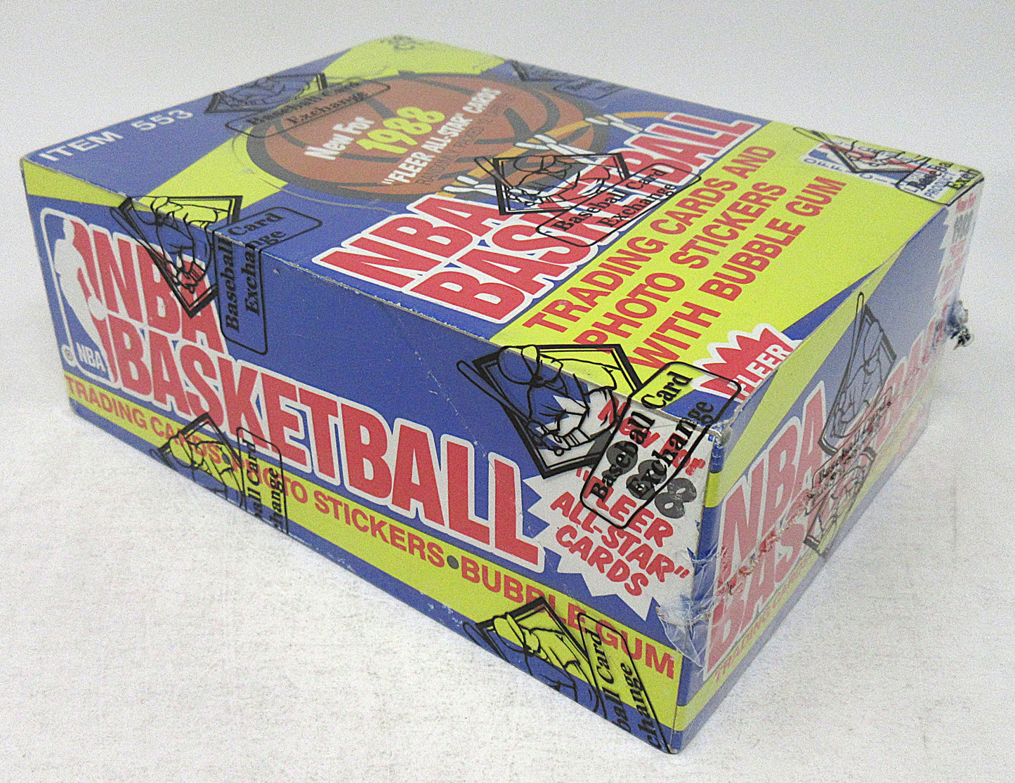 1988 1988/89 Fleer Basketball Unopened Wax Box (BBCE) (A18180)