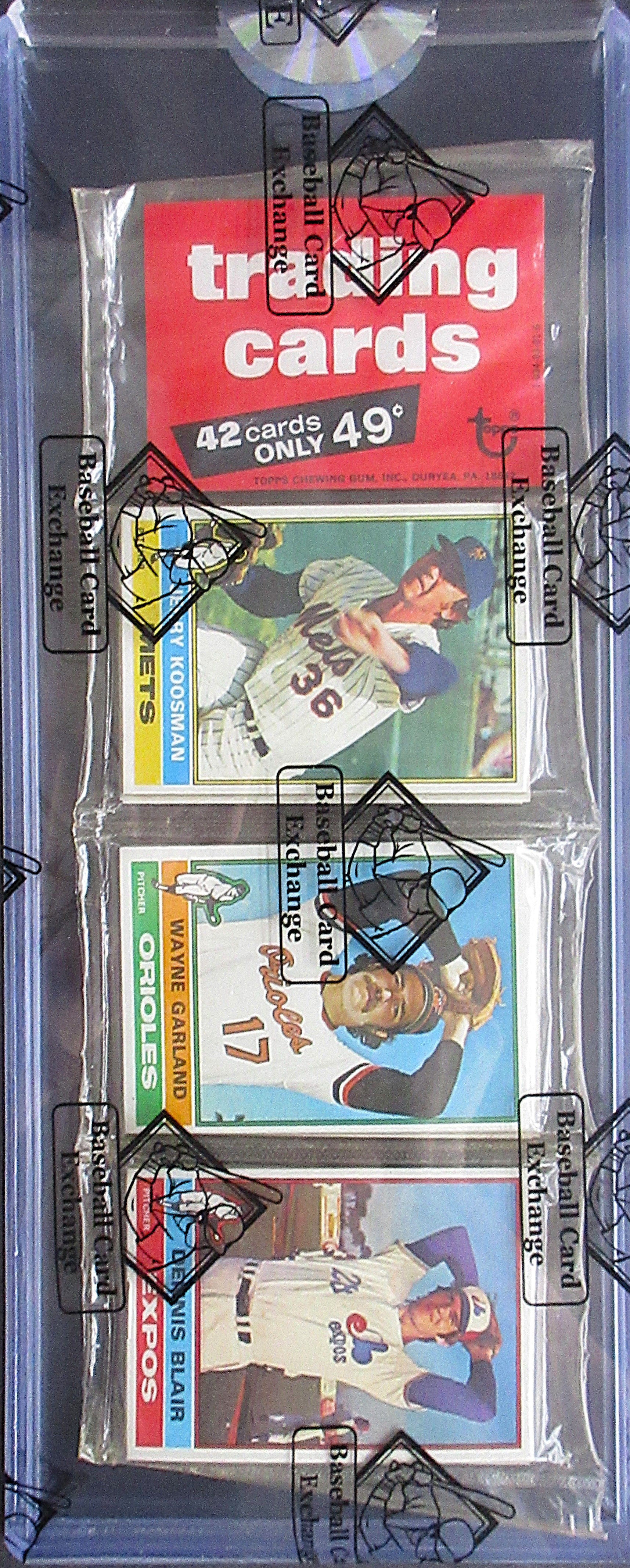 1976 Topps Baseball Unopened Rack Pack (BBCE) (27127)