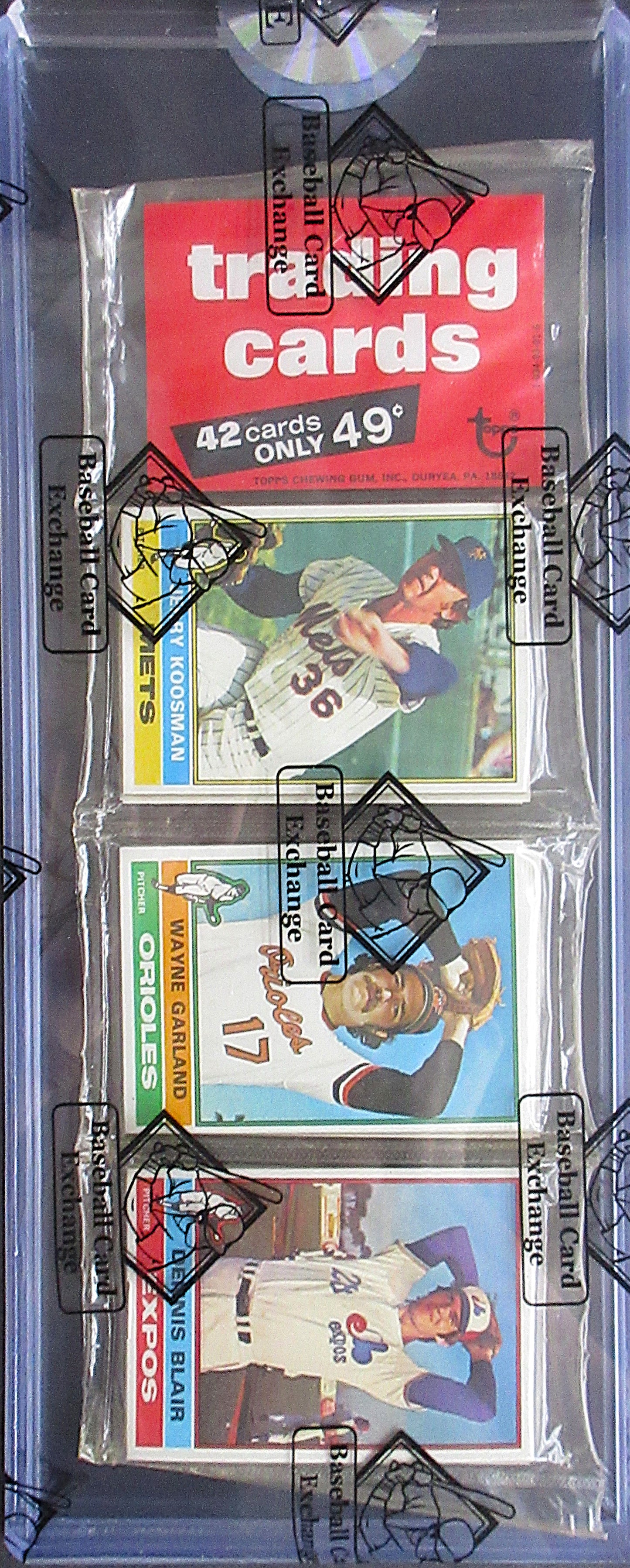 1976 Topps Baseball Unopened Rack Pack (BBCE) (27127)