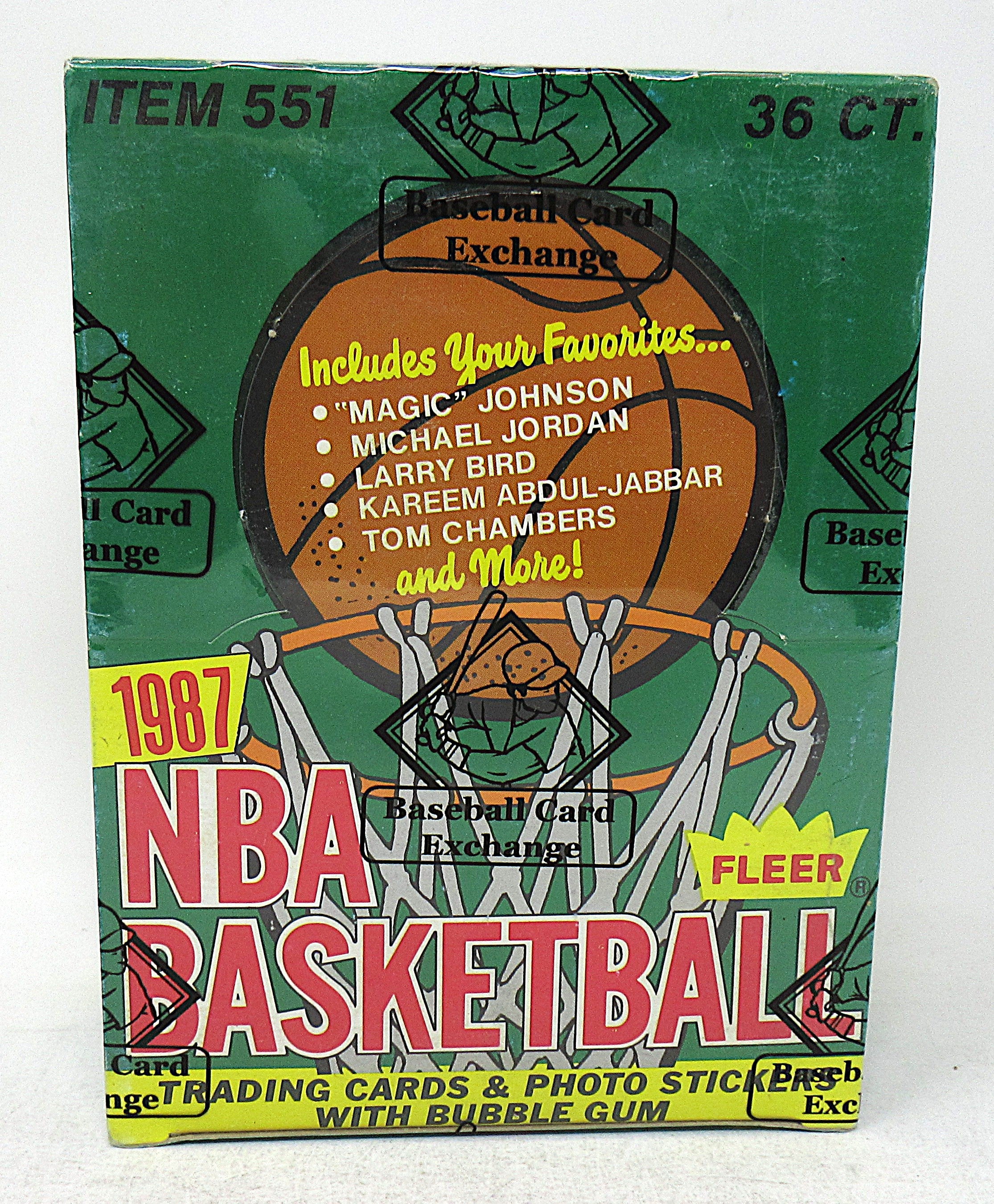 1987 1987/88 Fleer Basketball Unopened Wax Box (BBCE) (X2015)