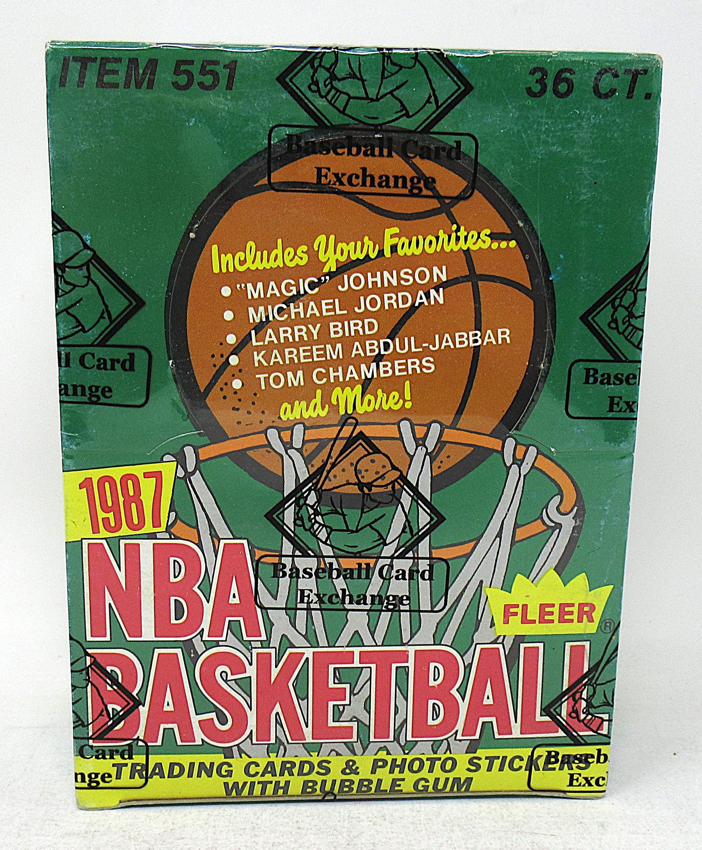 1987 1987/88 Fleer Basketball Unopened Wax Box (BBCE) (X2015)