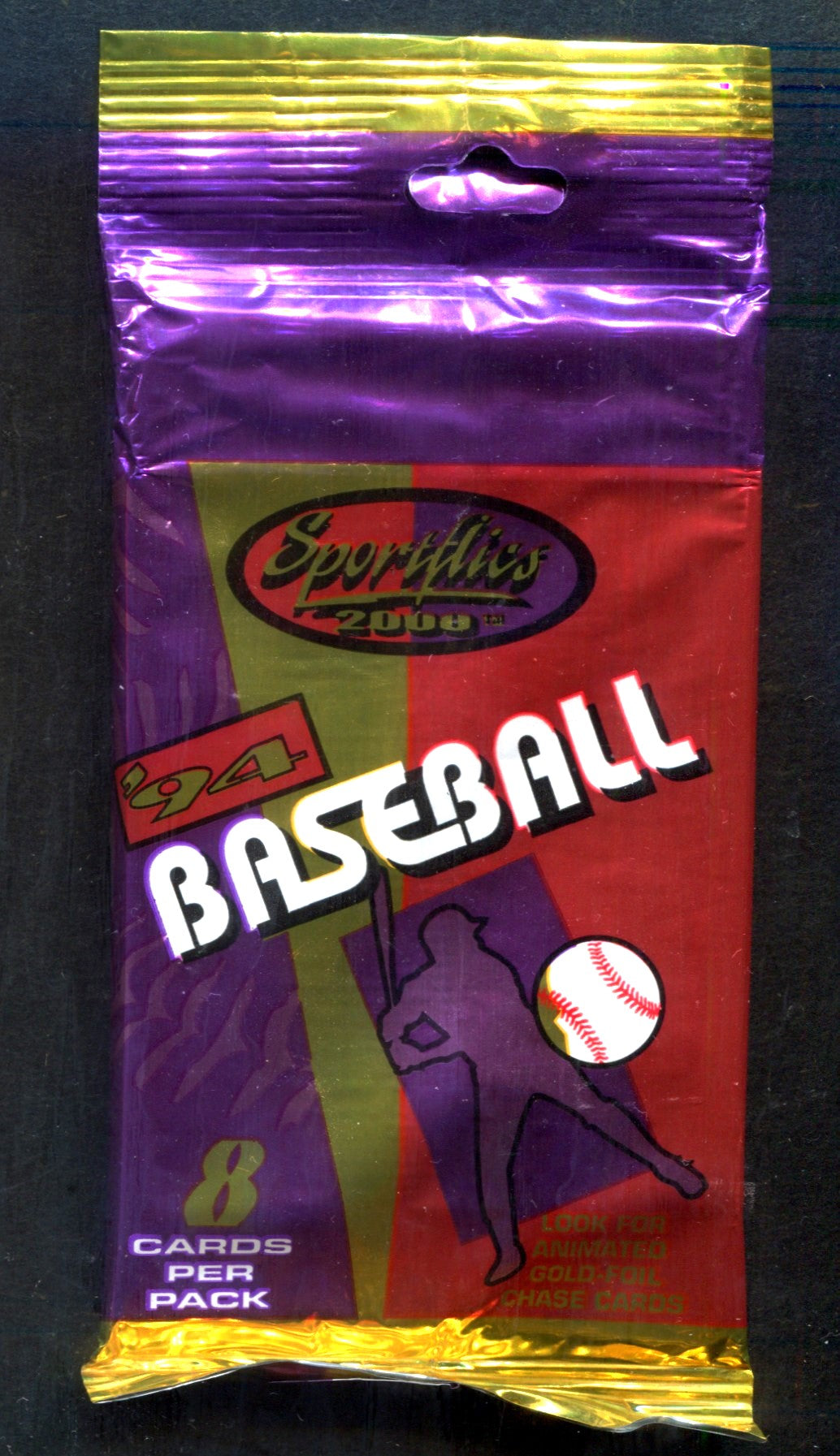 1994 Sportflics 2000 Baseball Unopened Pack (8)