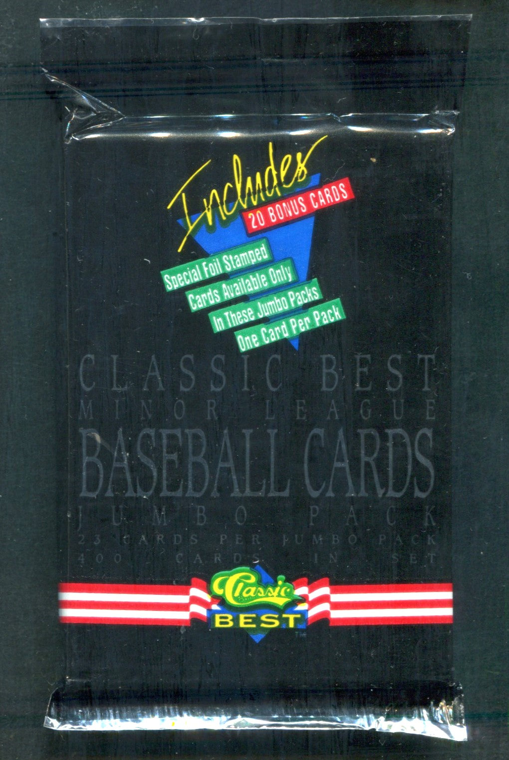 1992 Classic Best Baseball Minor League Unopened Jumbo Pack (23)