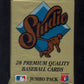 1992 Leaf Studio Baseball Unopened Jumbo Pack (28)