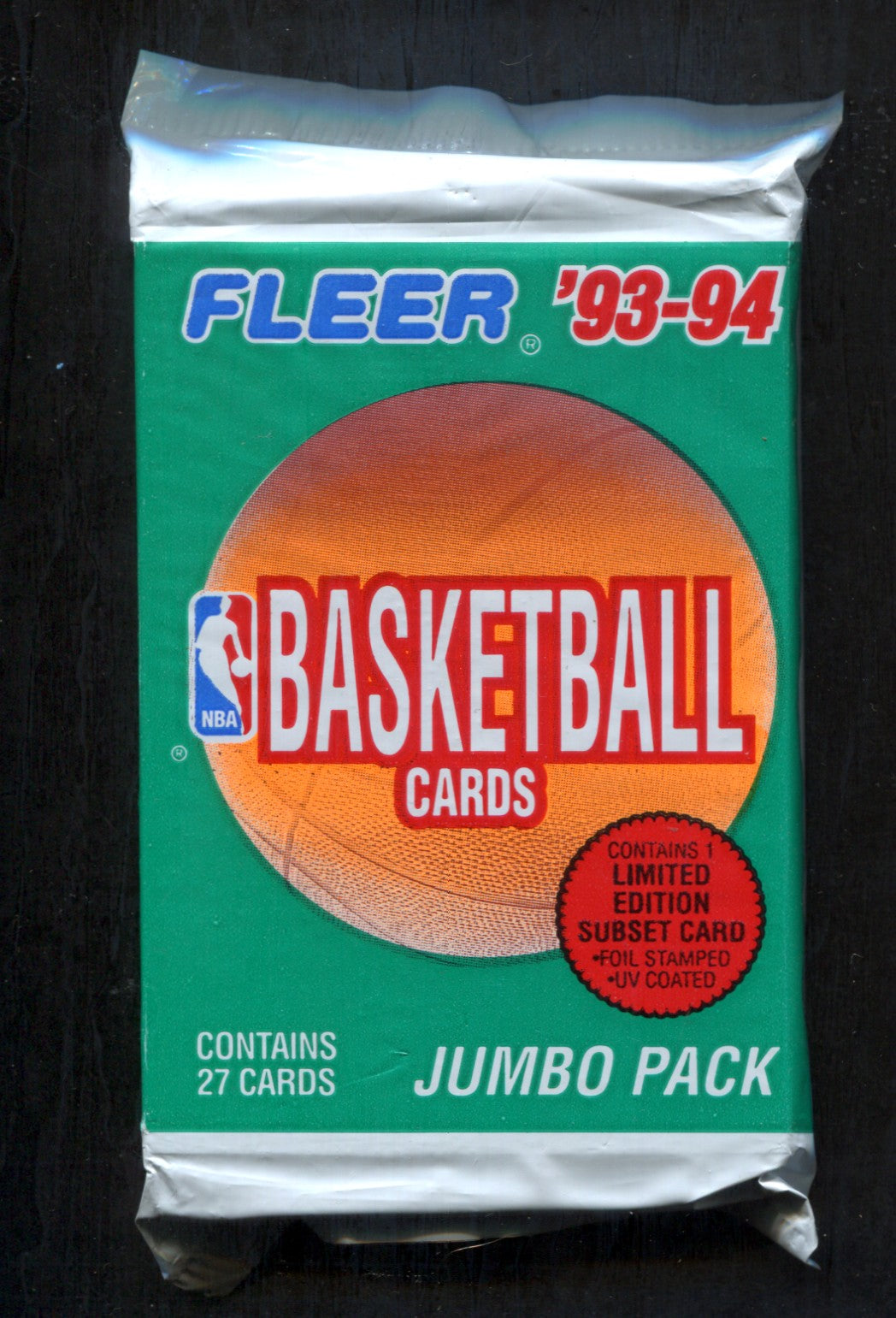 1993/94 Fleer Basketball Series 1 Unopened Jumbo Pack (27)
