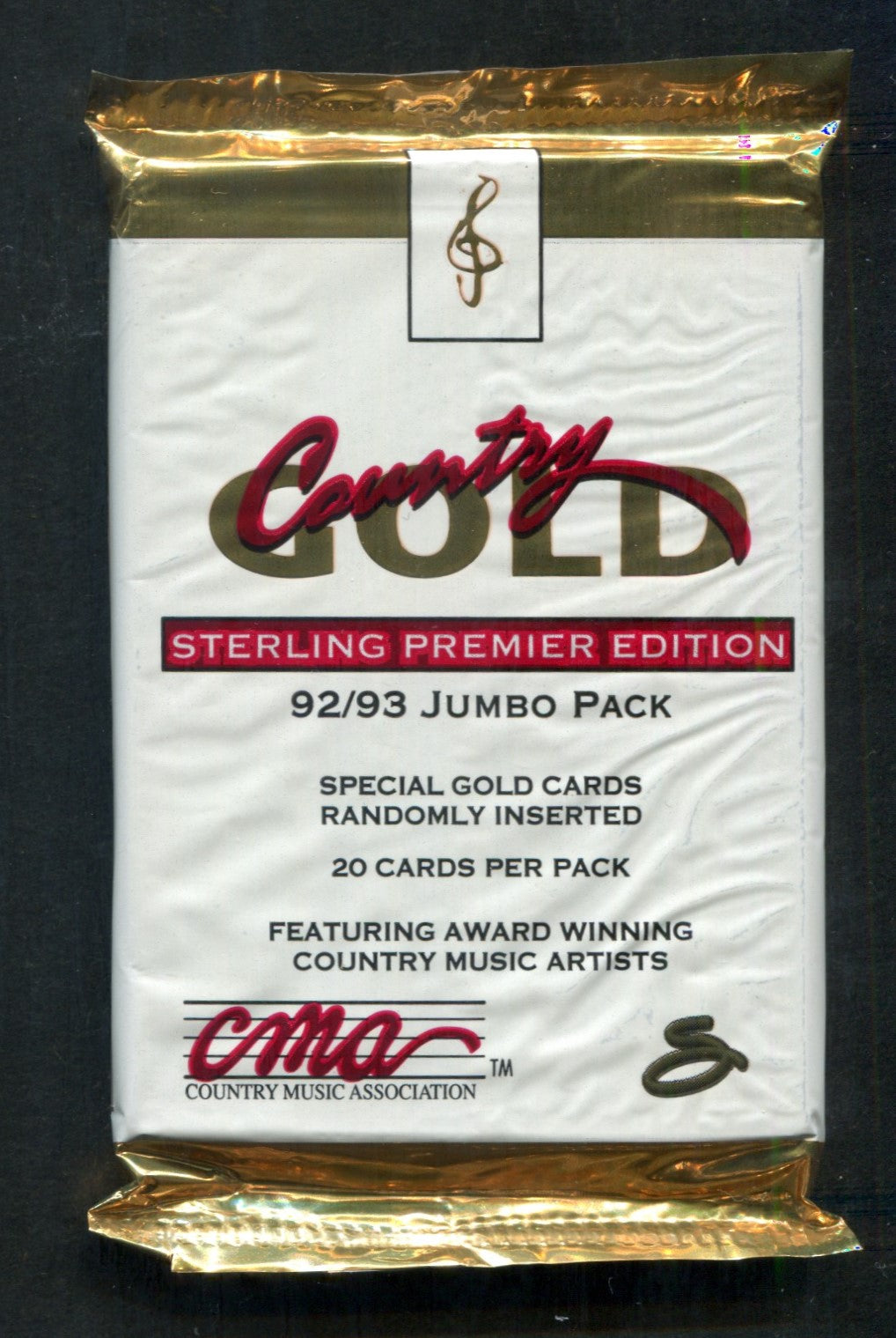 1992/93 Sterling Country Gold Unopened Pack (20)