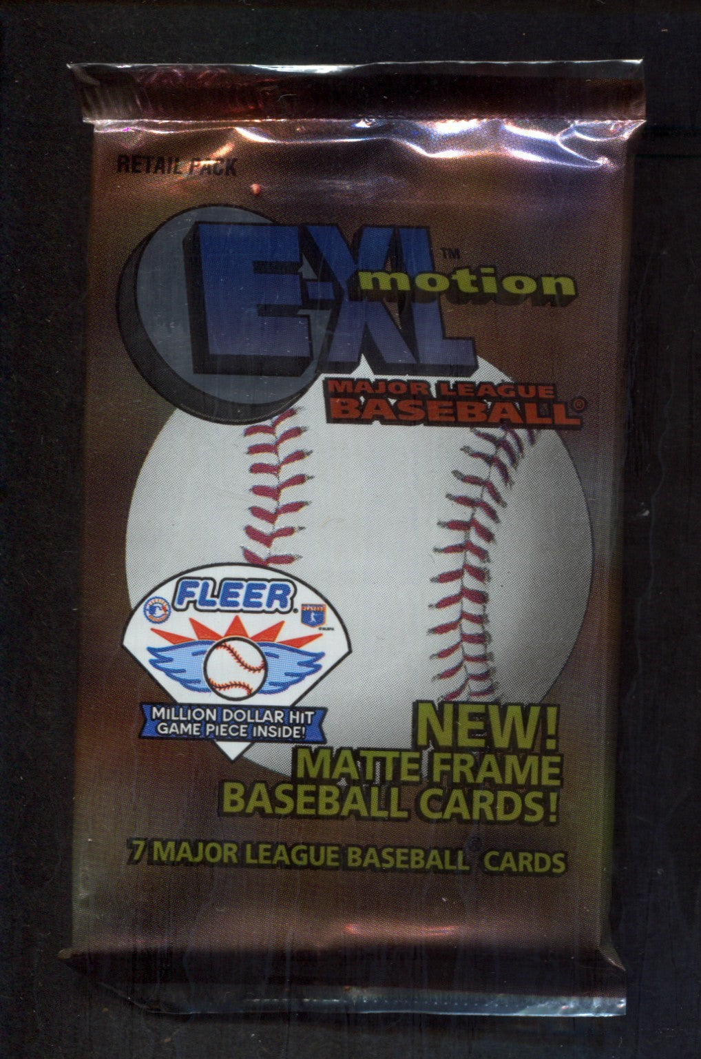 1996 Fleer E-XL Motion Baseball Unopened Pack (Retail) (7)