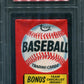 1974 Topps Baseball Unopened Wax Pack PSA 8 *6845