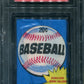 1980 OPC O-Pee-Chee Baseball Unopened Wax Pack PSA 9 *6895