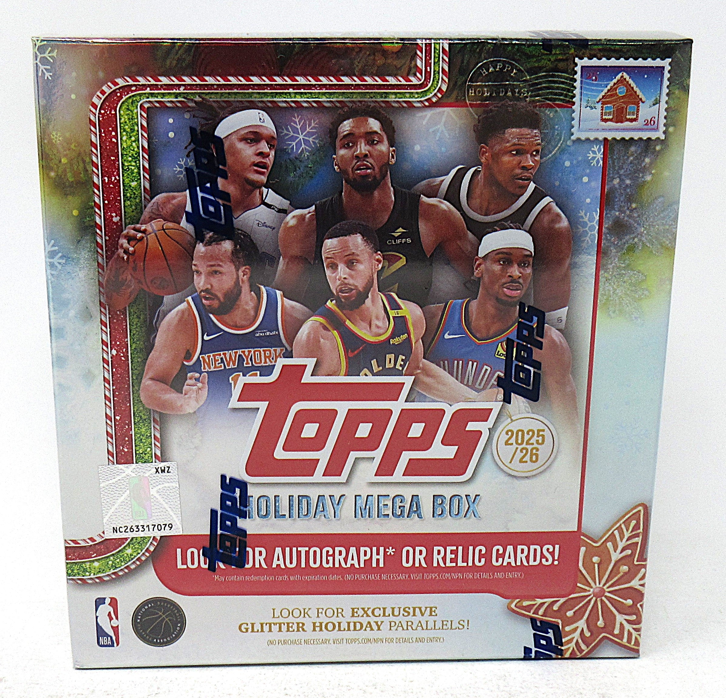 2025/26 Topps Basketball Holiday Mega Box (10/10)