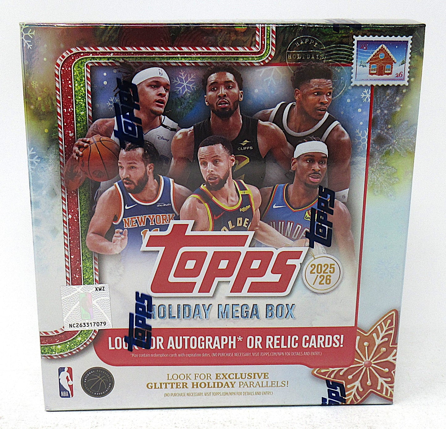 2025/26 Topps Basketball Holiday Mega Box (10/10)