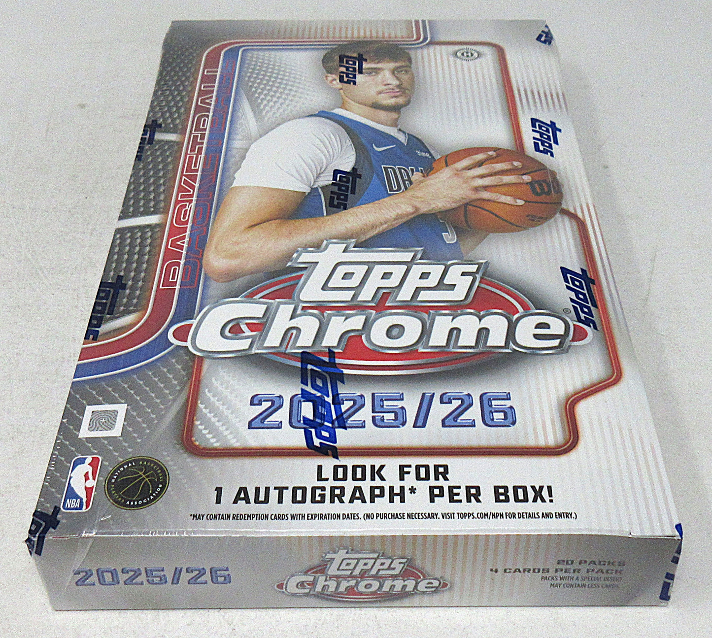 2025/26 Topps Chrome Basketball Box (Hobby) (20/4)