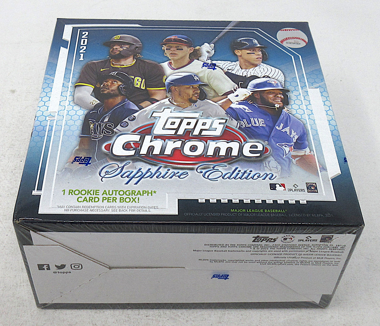 2021 Topps Chrome Baseball Sapphire Edition Box (8/4)