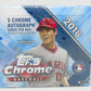 2018 Topps Chrome Baseball Jumbo Box (HTA) (12/13) (Read)