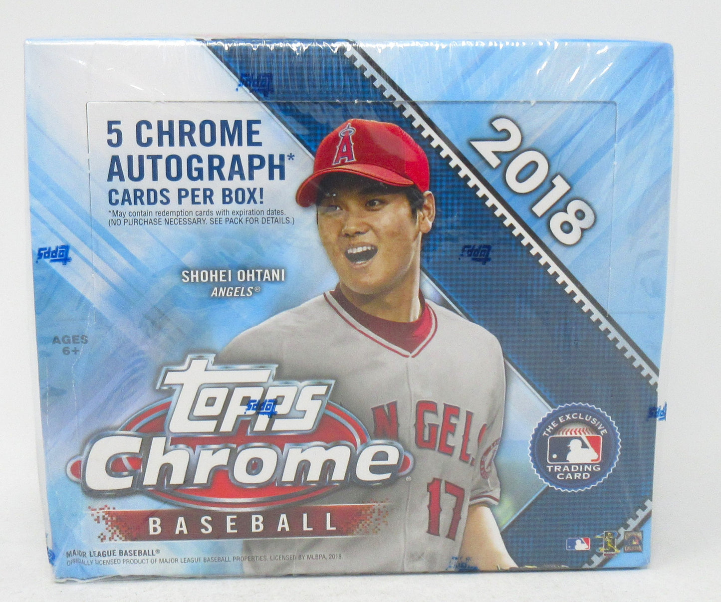 2018 Topps Chrome Baseball Jumbo Box (HTA) (12/13) (Read)