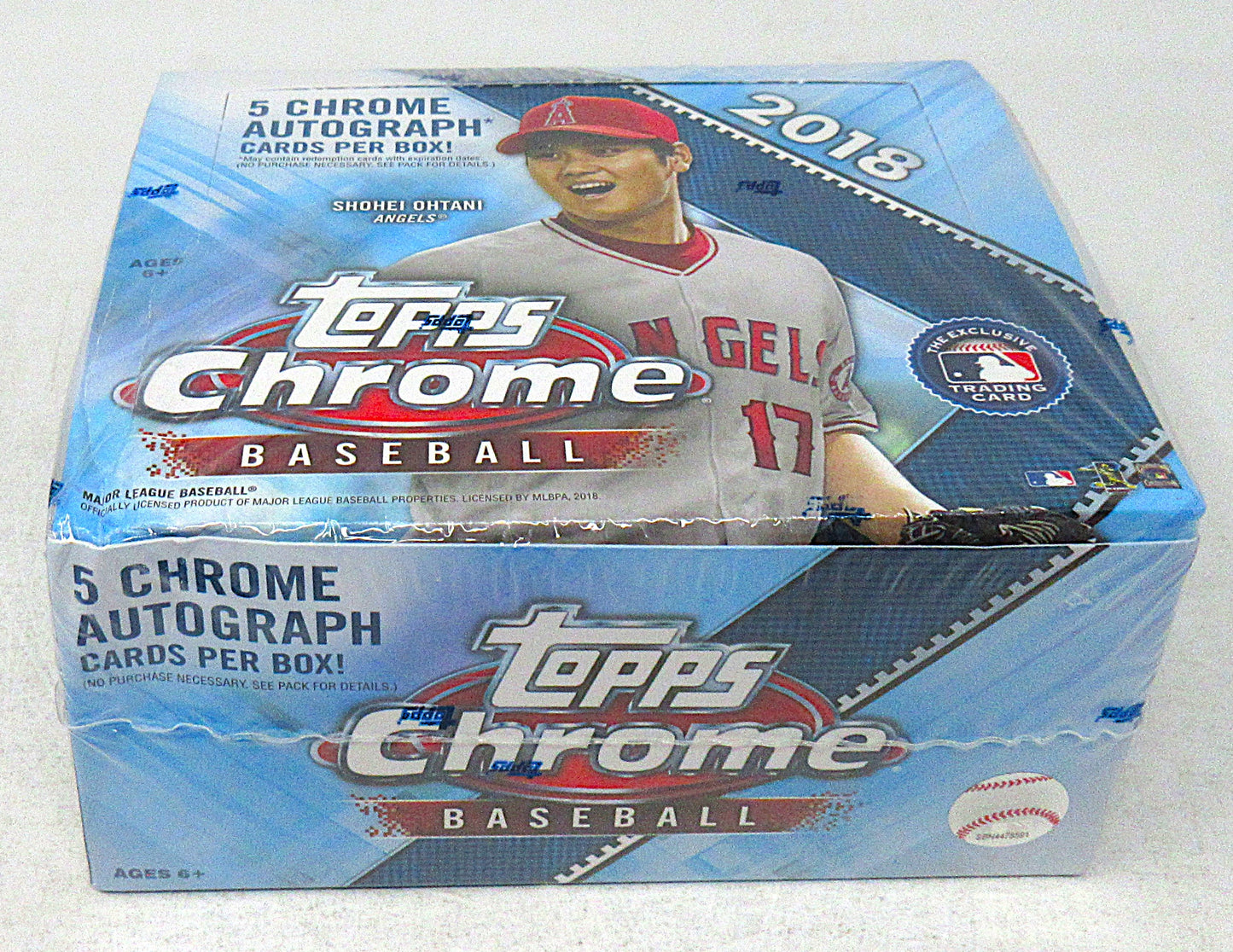 2018 Topps Chrome Baseball Jumbo Box (HTA) (12/13) (Read)