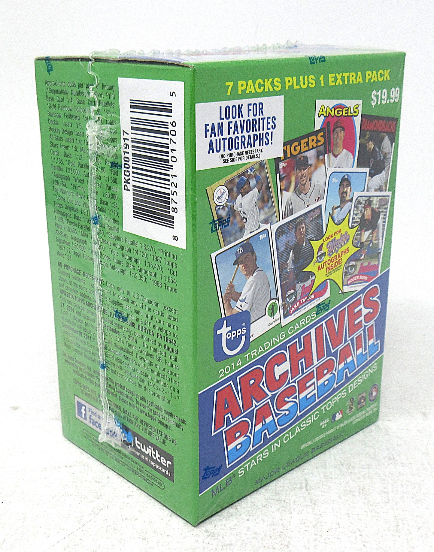 2014 Topps Archives Baseball Blaster Box (8/8)