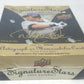 2009 Upper Deck Signature Stars Baseball Box (6/5)