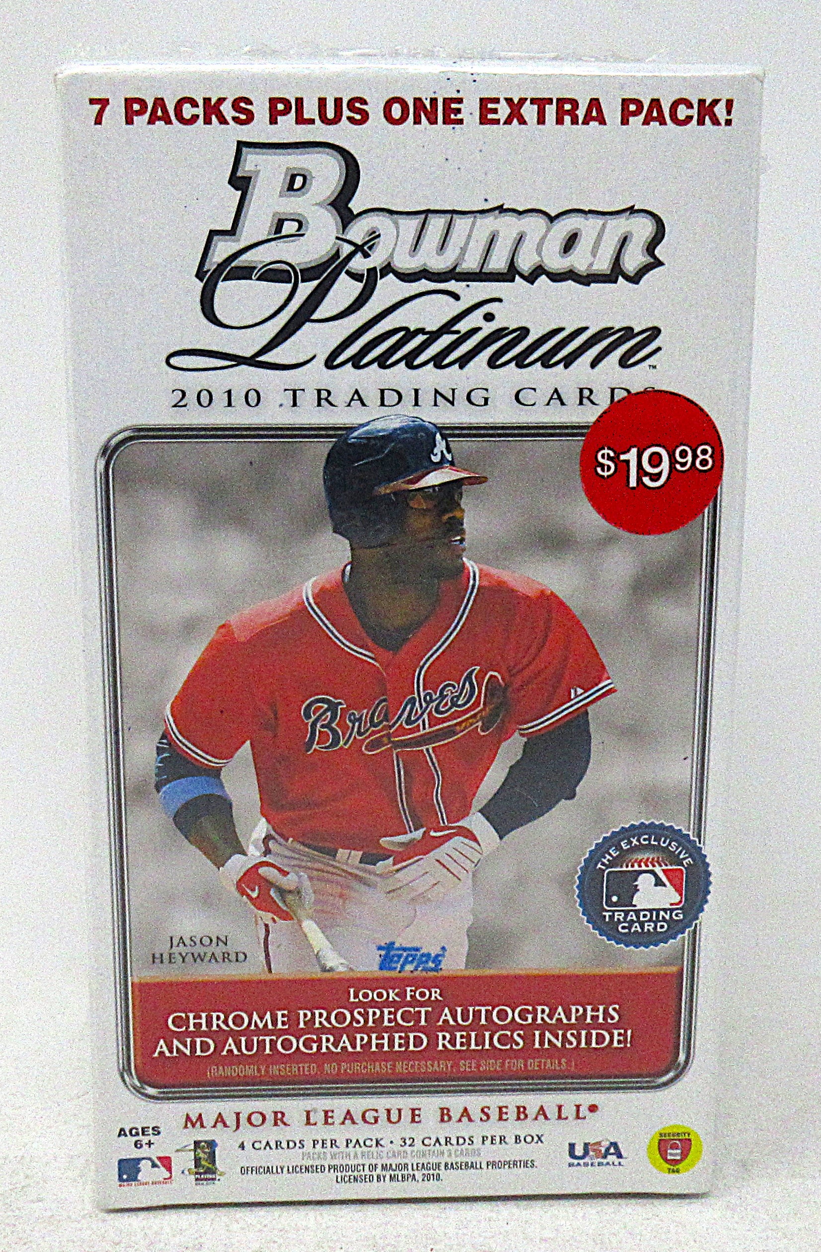 2010 Bowman Platinum Baseball Blaster Box (8/4)
