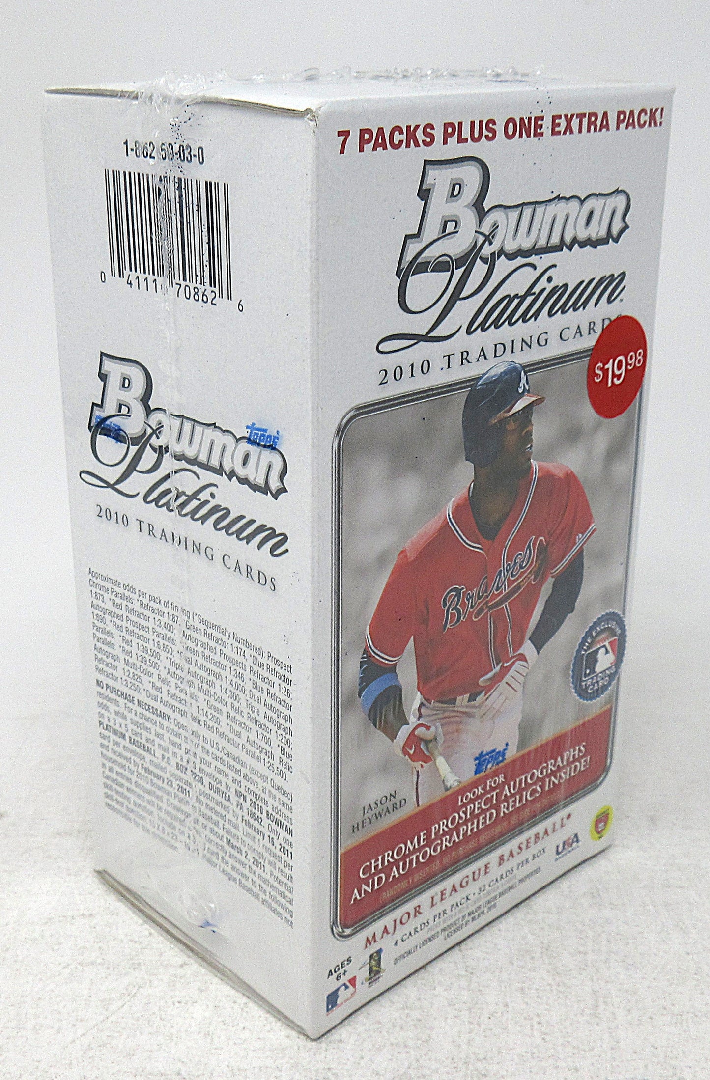 2010 Bowman Platinum Baseball Blaster Box (8/4)
