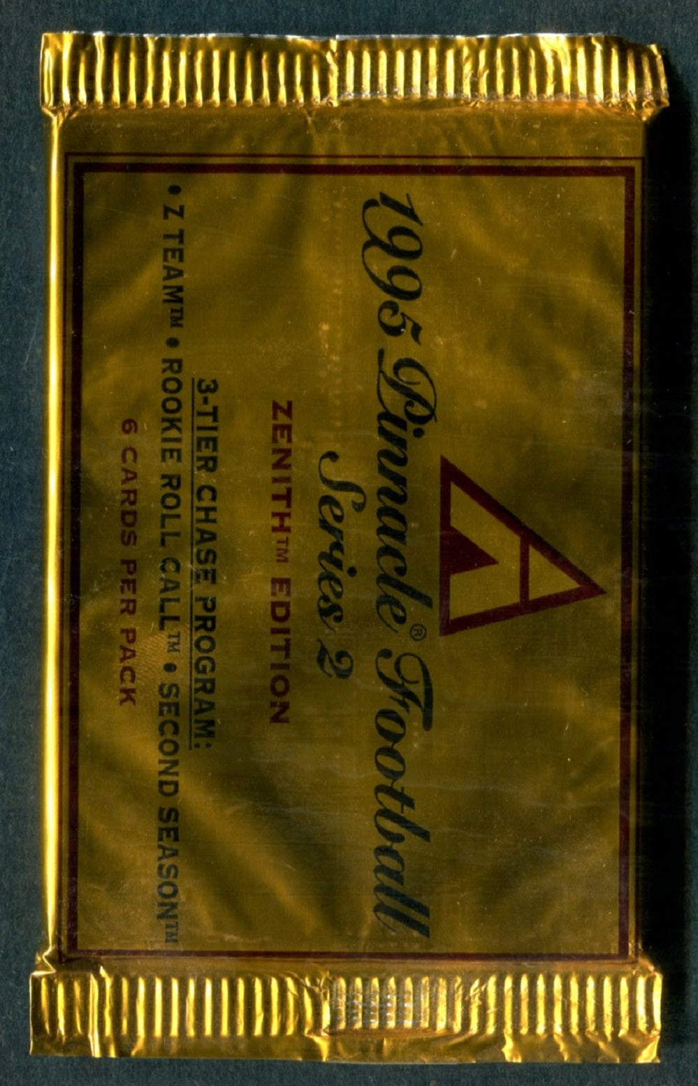 1995 Pinnacle Zenith Football Unopened Series 2 Pack (6)