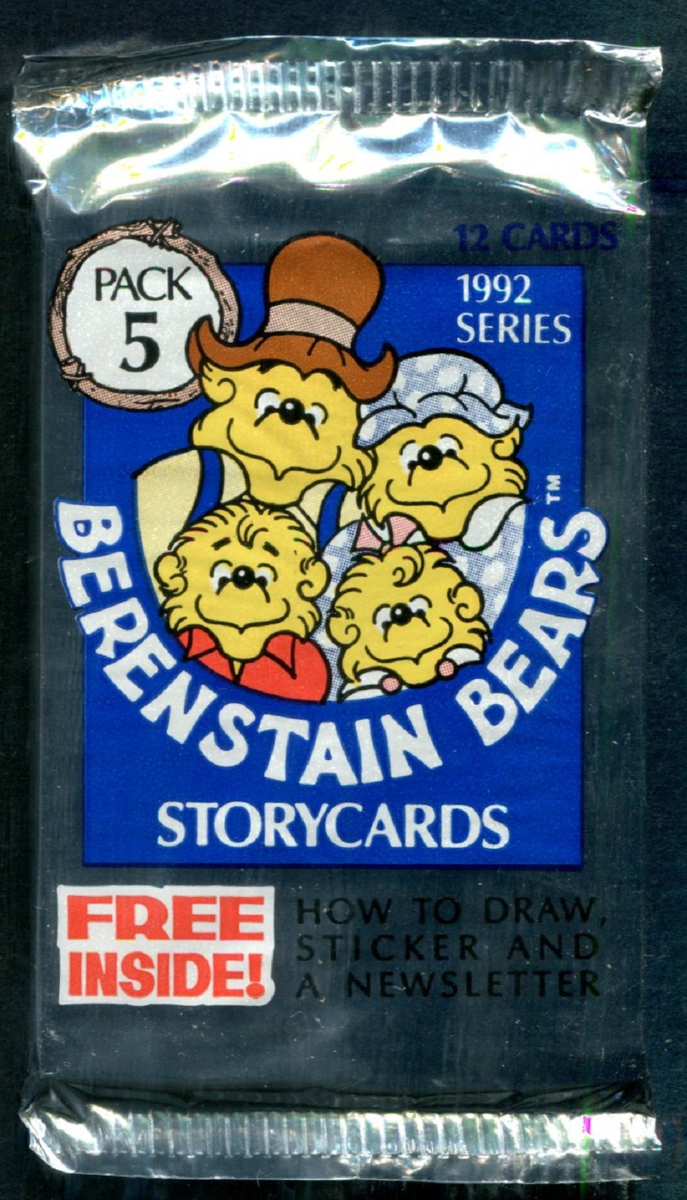 1992 Ken-Wis Berenstain Bears Storycards Unopened Pack (12)