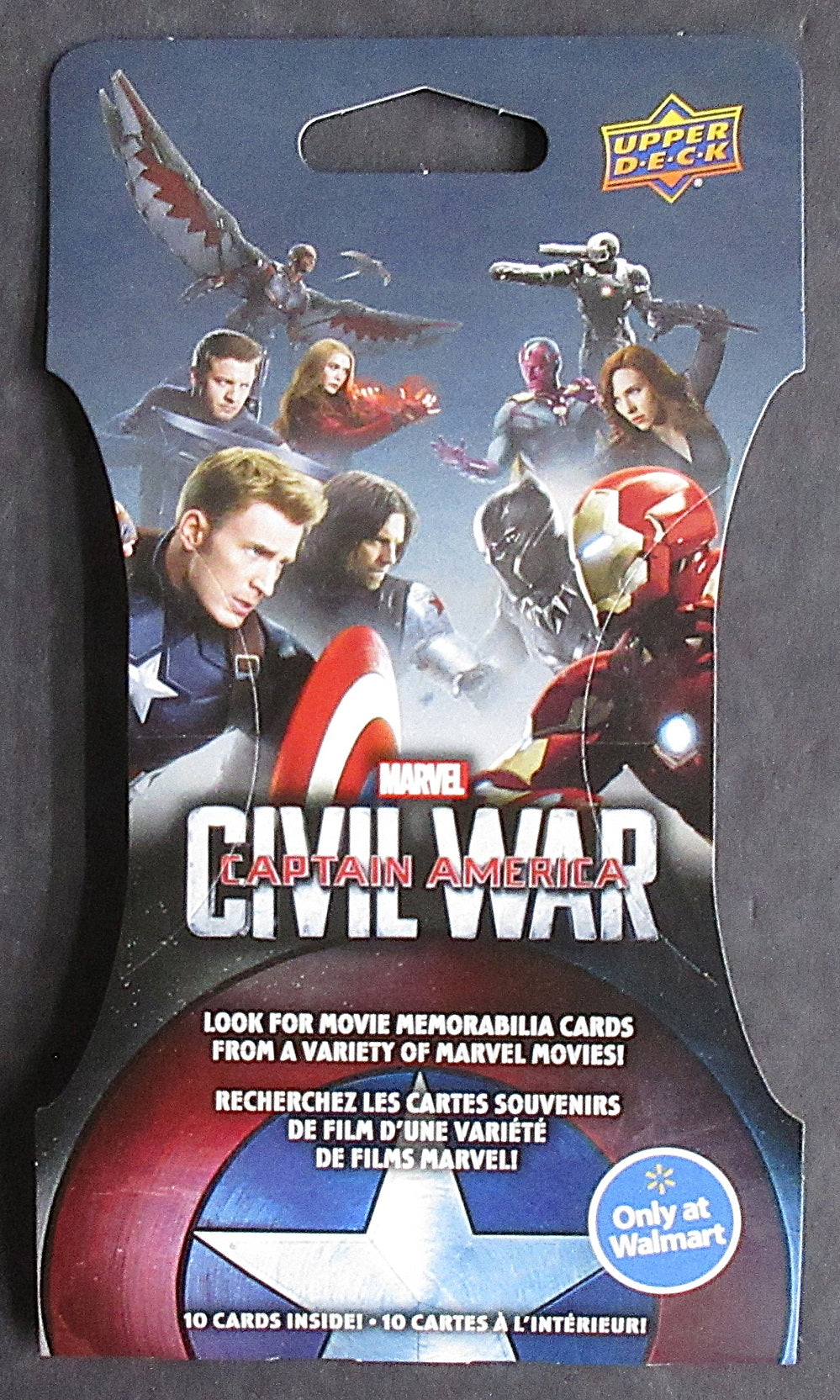 2016 Upper Deck Marvel Captain America Civil War Unopened Pack (Walmart)