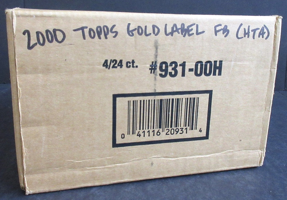 2000 Topps Gold Label Football Case (HTA) (4 Box) (#931-00H)
