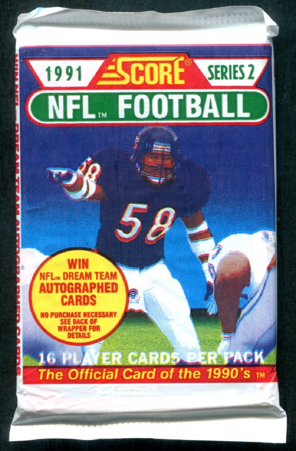 1991 Score Football Unopened Series 2 Pack (16)