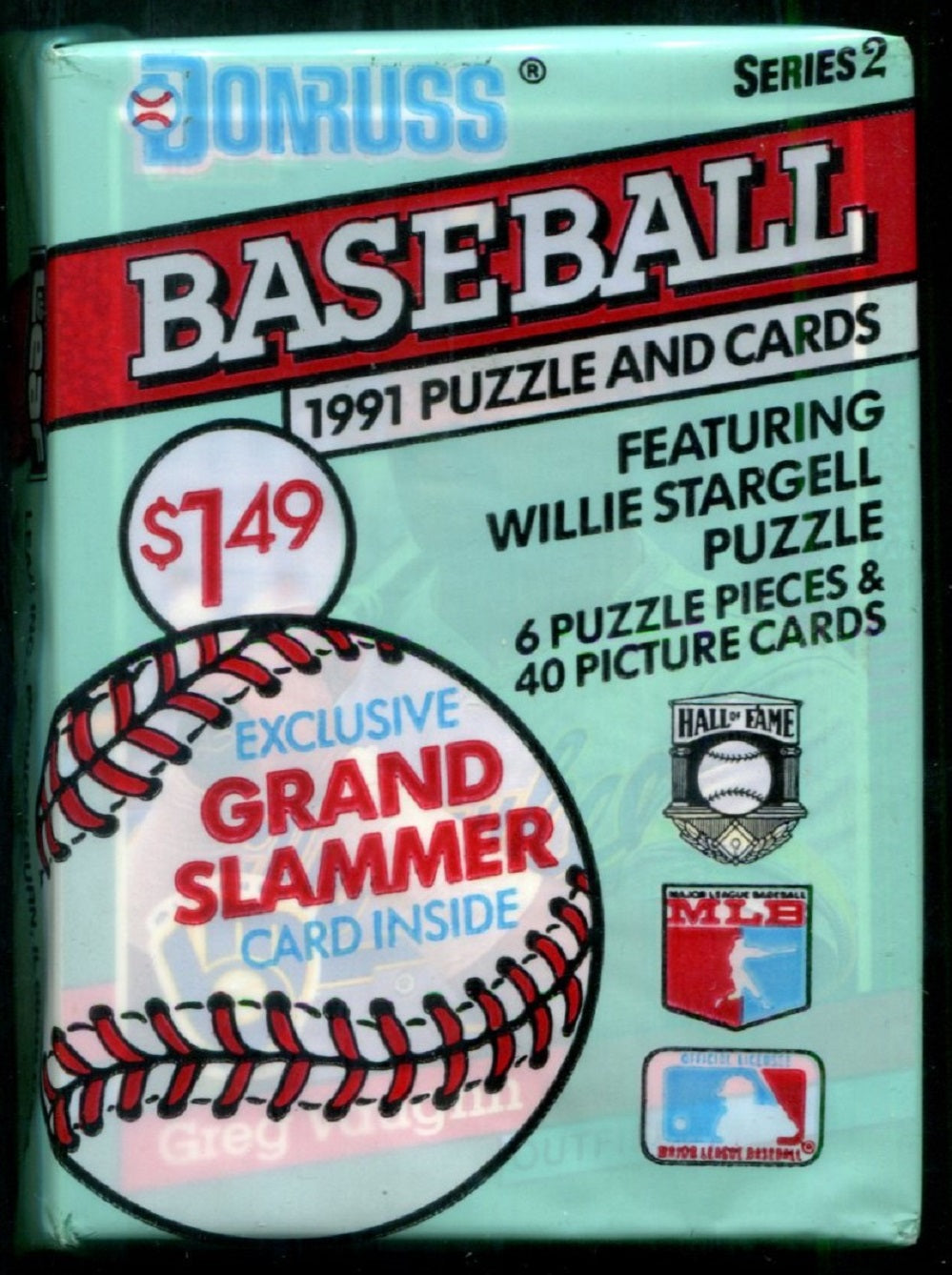 1991 Donruss Baseball Unopened Series 2 Jumbo Pack (Pre-Priced) (46)