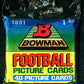 1991 Bowman Football Unopened Jumbo Pack (Pre-Priced) (40)