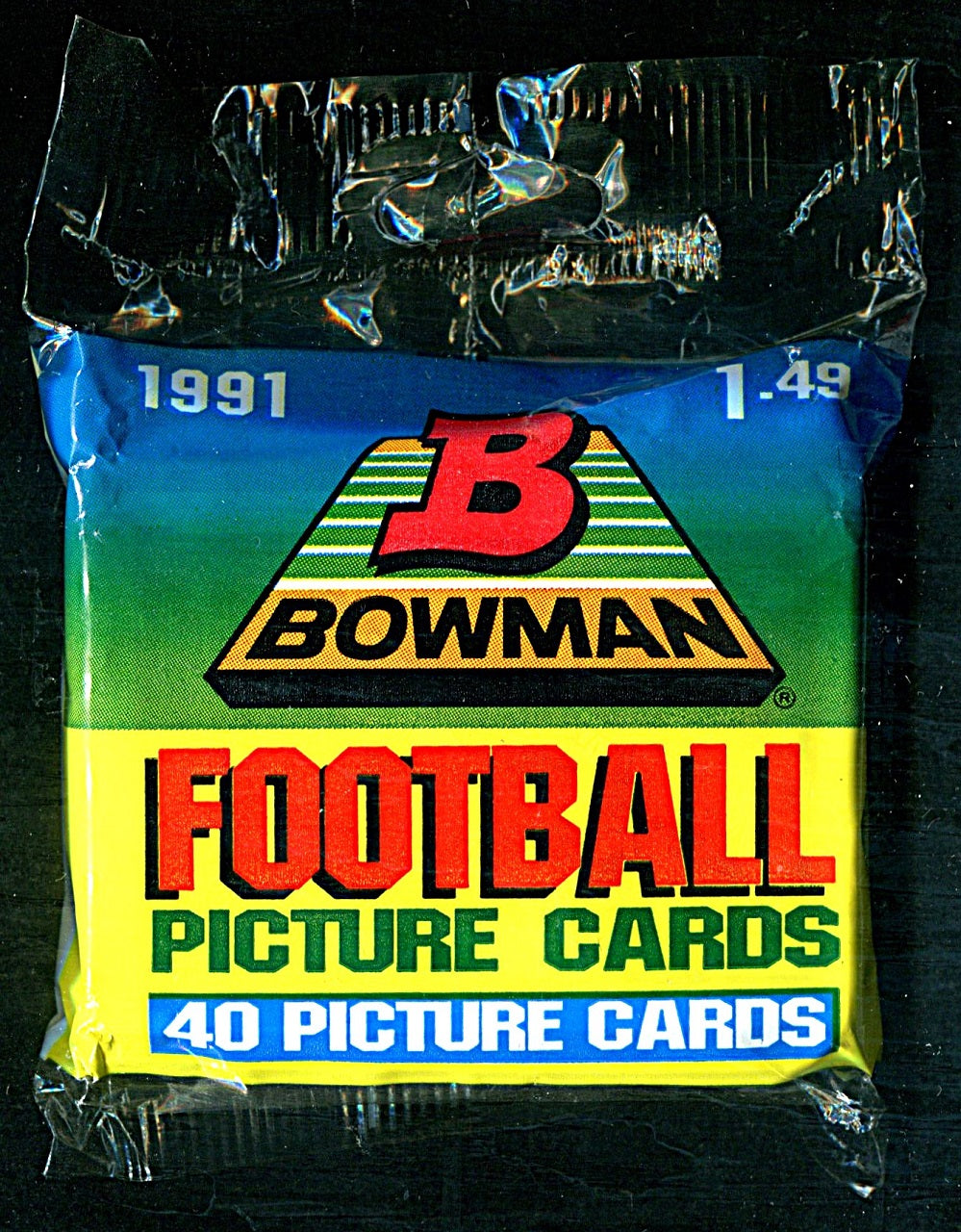1991 Bowman Football Unopened Jumbo Pack (Pre-Priced) (40)