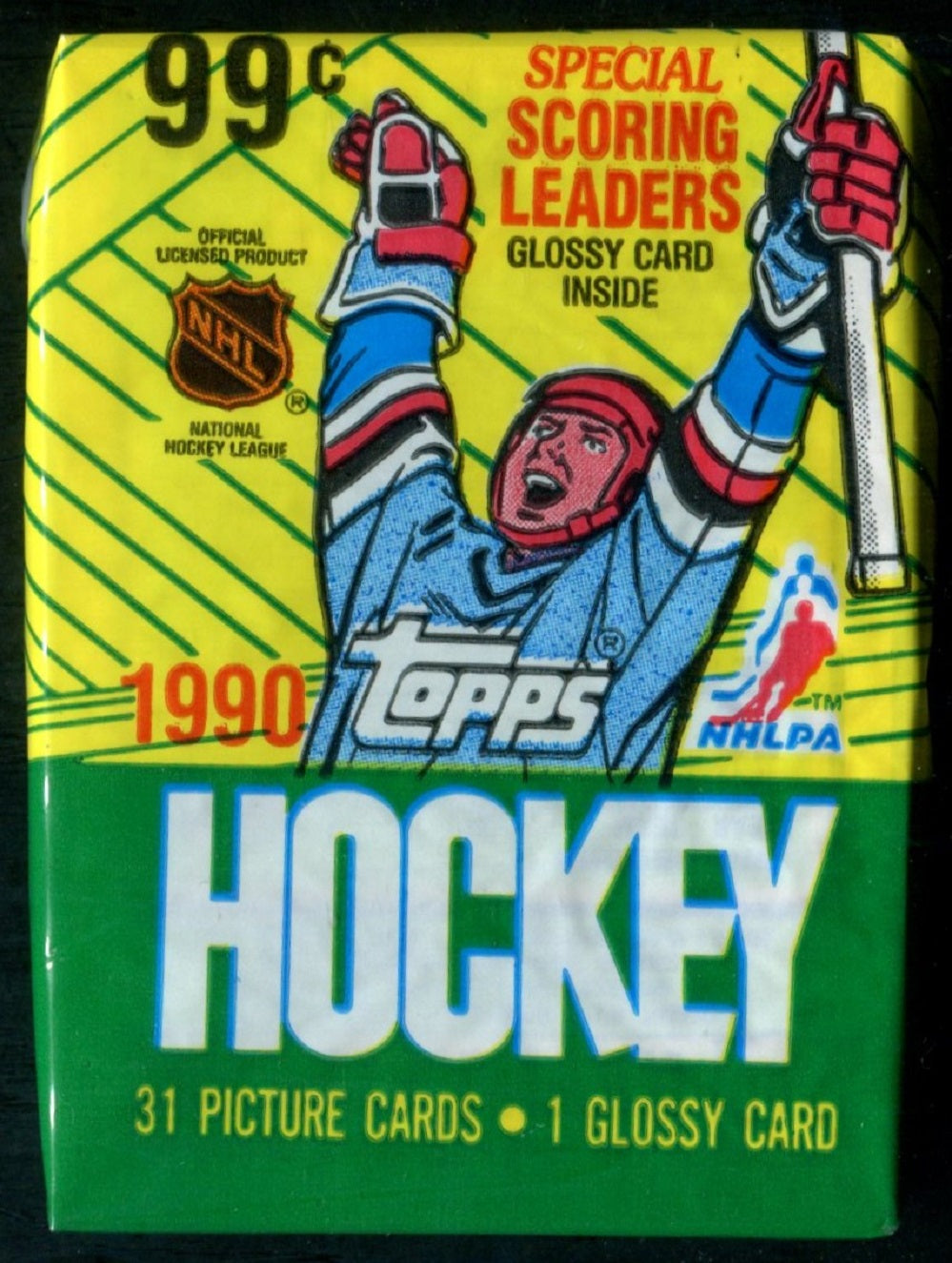 1990/91 Topps Hockey Unopened Jumbo Pack (Pre-Priced) (31)