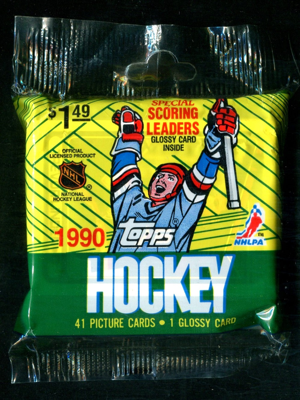 1990/91 Topps Hockey Unopened Jumbo Pack (Pre-Priced) (41)