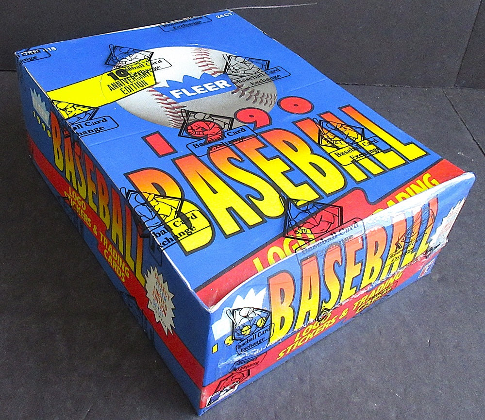 1990 Fleer Baseball Unopened Rack Box (FASC)