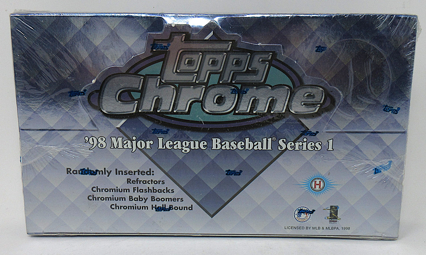 1998 Topps Chrome Baseball Series 1 Box (Hobby) (24/4)