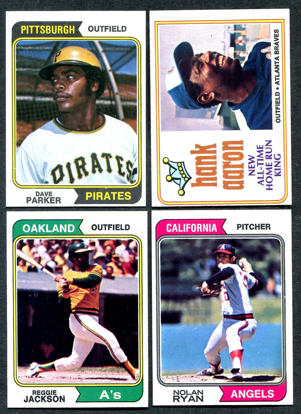 1974 Topps Baseball Complete Set EX EX/MT (660) (24-517)