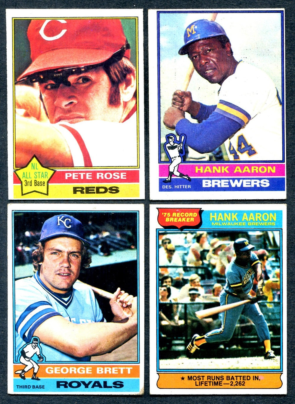 1976 Topps Baseball Complete Set VG (660) (24-519)